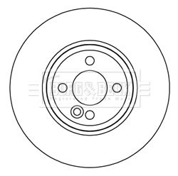 BORG & BECK Тормозной диск BBD5247